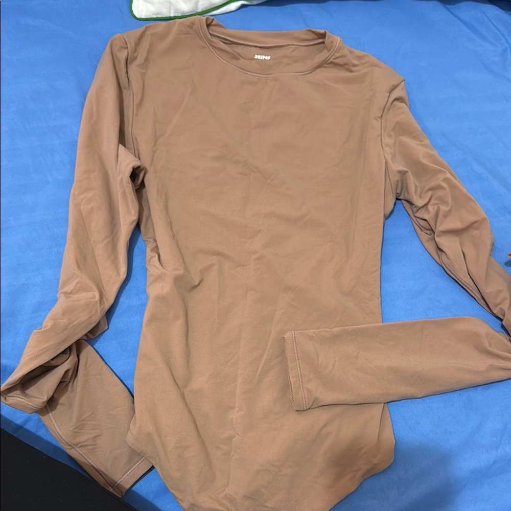 NEW** SKIMS Brown Fitted Bodysuit